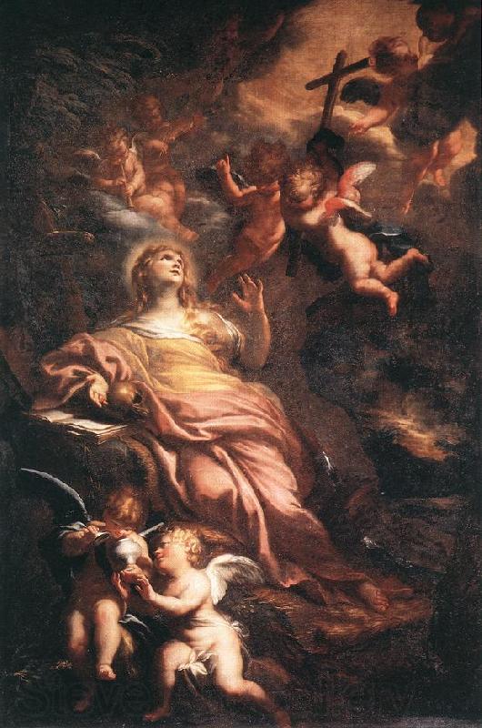 PIOLA, Domenico Magdalene in the Desert France oil painting art